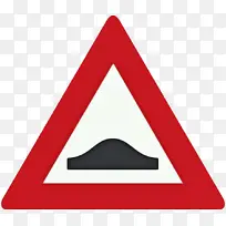 红色 三角形 交通标志