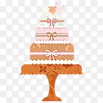 蛋糕 粉色 蛋糕装饰