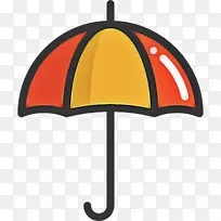 橙色 雨伞