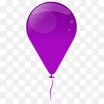 紫色 气球 粉色