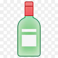 绿色 瓶子 酒瓶