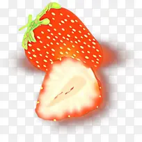 草莓 水果 食物