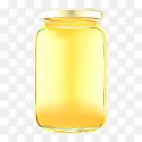 梅森罐子 黄色 蜂蜜