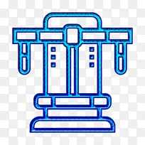 运动和竞赛图标 板凳压具图标 健身图标