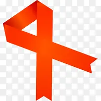 世界艾滋病日 十字 线条