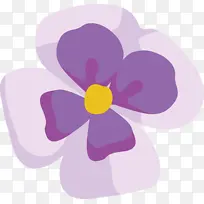 紫罗兰 紫色 花瓣