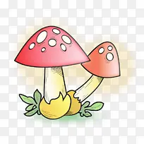 蘑菇 卡通 木耳