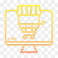 网上购物图标 商业和购物图标 购物图标