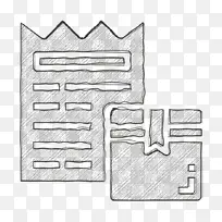 物流图标 收据图标 校对图标