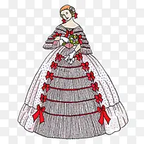 裙摆 维多利亚时装 服装设计