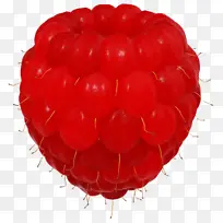 红色 气球 浆果