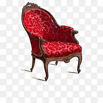 家具 椅子 红色