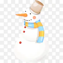 雪人 卡通 橡皮鸭