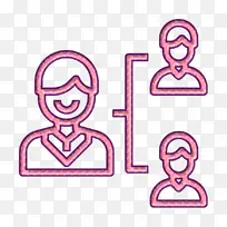 网络图标 群组图标 管理图标