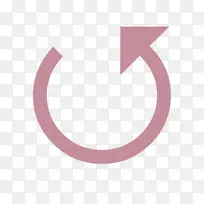 箭头 粉色 徽标