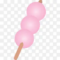 食品 气球 粉色