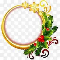 冬青树 圣诞装饰 花环