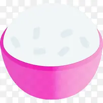 米饭 食物 水彩画
