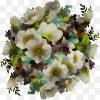 花朵 白色 花束