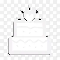 婚礼图标 厨师图标 白色