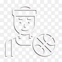 职业偶像 篮球运动员偶像 标志