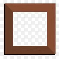 相框 长方形 棕色