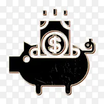 小猪银行图标 商业和金融图标 支付图标