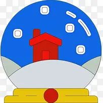 复古圣诞 红色 汽车