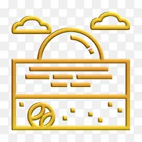 太阳图标 芭堤雅图标 海滩图标