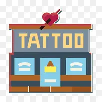 纹身工作室图标 纹身店图标 纹身图标