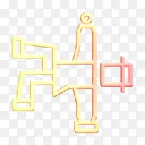 霹雳舞图标 嘻哈图标 舞蹈图标