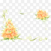 花卉矩形框 花卉 植物