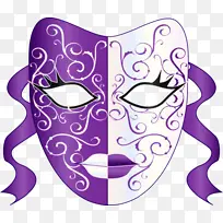 紫色 头 面具