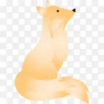 水彩狐狸 动物形象 袋鼠