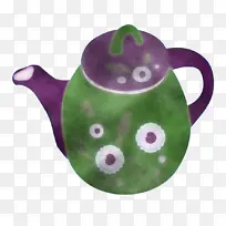 采购产品茶壶 绿色 紫色