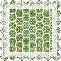 方形蕾丝 绿色 纺织
