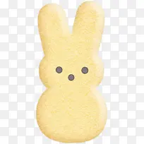 黄色 填充玩具 兔子和野兔