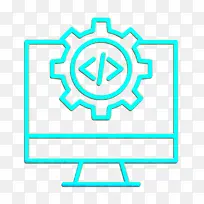 软件开发者图标 编码图标 代码图标