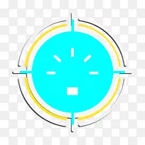 目标图标 创意图标 绿色
