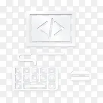 计算机图标 编码图标 文本