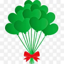 气球 绿色 叶子