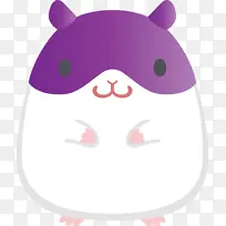 仓鼠 紫罗兰 粉色