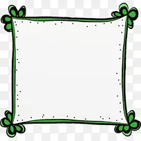 绿色 相框 长方形