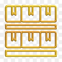 库存图标 发货图标 文本