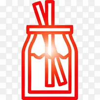 文字 线条 标志