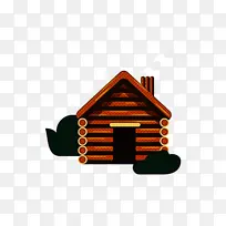 小木屋 房子 屋顶