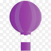 热气球 漂浮 紫色