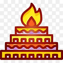生日蜡烛 蛋糕 蛋糕装饰
