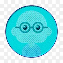 头像图标 秃头图标 男人图标