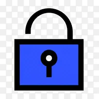 锁定图标 用户界面图标 圆圈